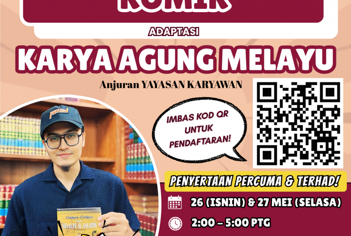 BENGKEL MELUKIS KOMIK ADAPTASI KARYA AGUNG MELAYU